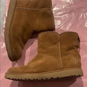 UGG Brown Suede Ankle Boots